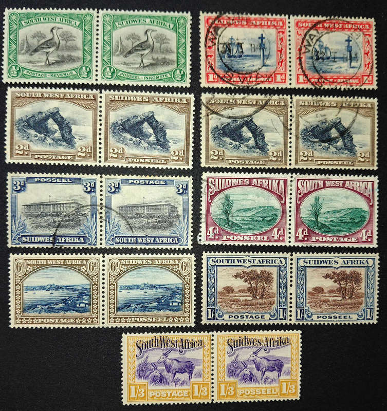 1931 SWA pictorials- mixed lot used and mm