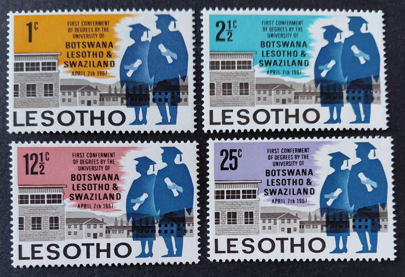 1967-169 Lesotho Designs x4 sets of MNH stamps