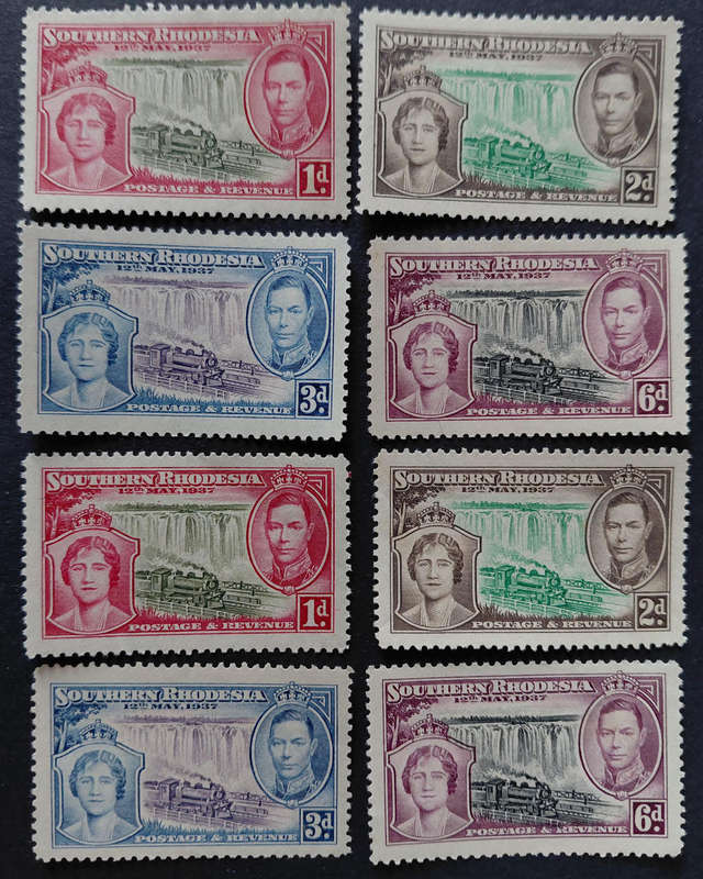Rhodesian lot of  MNH/LMM sets