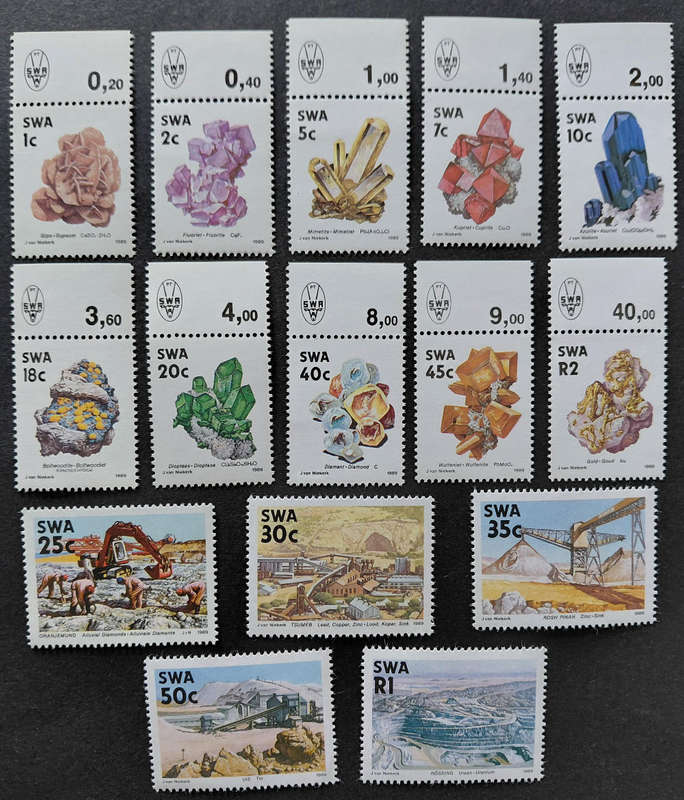 1989 SWA 4th Definitive set MNH