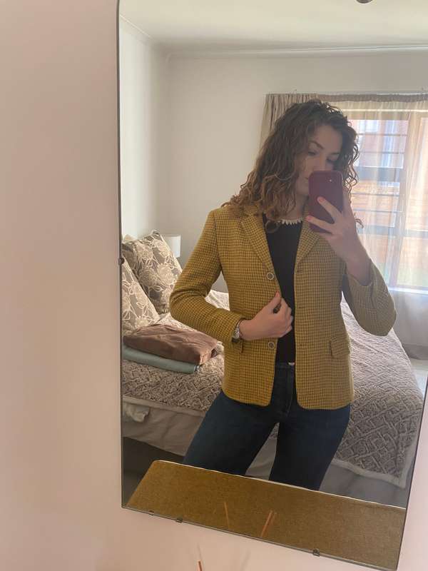 Burberry Yellow Blazer
