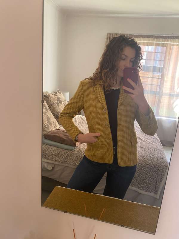 Burberry Yellow Blazer