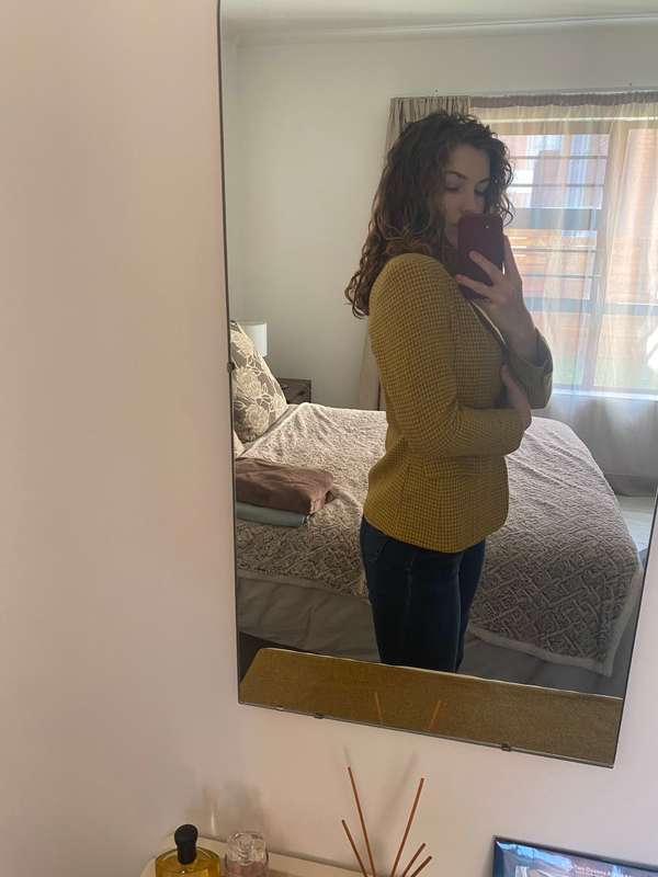 Burberry Yellow Blazer