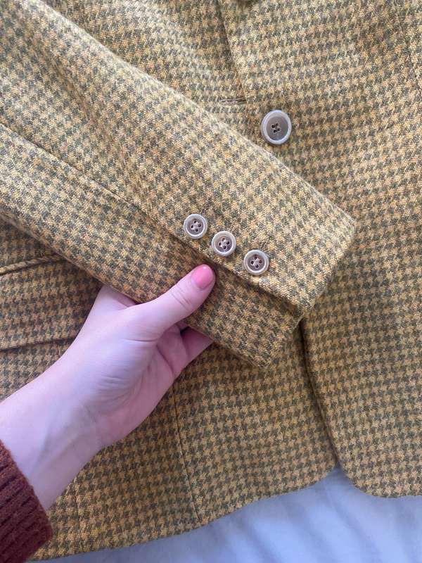 Burberry Yellow Blazer