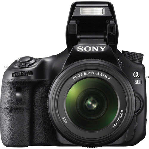 Sony A58 + 18-55mm lens + 55-200mm lens