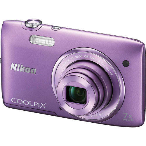 Nikon Coolpix S3500 - 20.1MP - 7x Zoom - Digital Camera