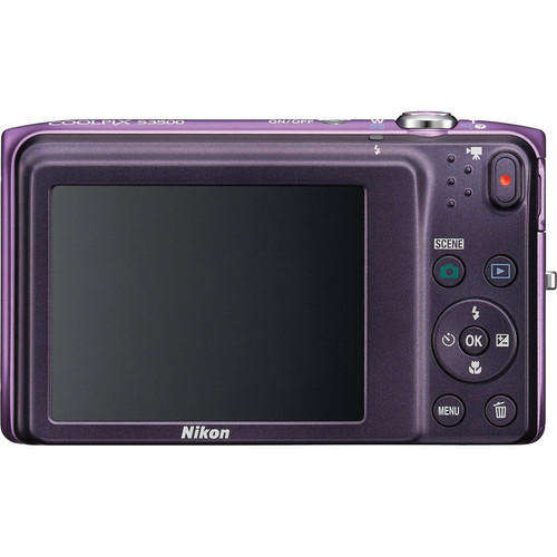 Nikon Coolpix S3500 - 20.1MP - 7x Zoom - Digital Camera