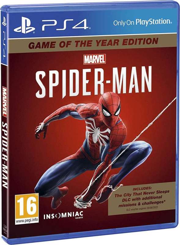 Ps4 Spider-Man Game Of The Year Edition