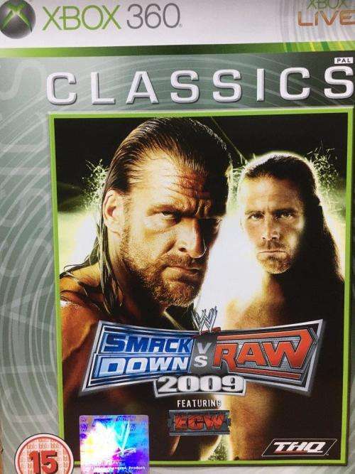 Xbox 360 Smackdown vs Raw 2009 Ft ECW