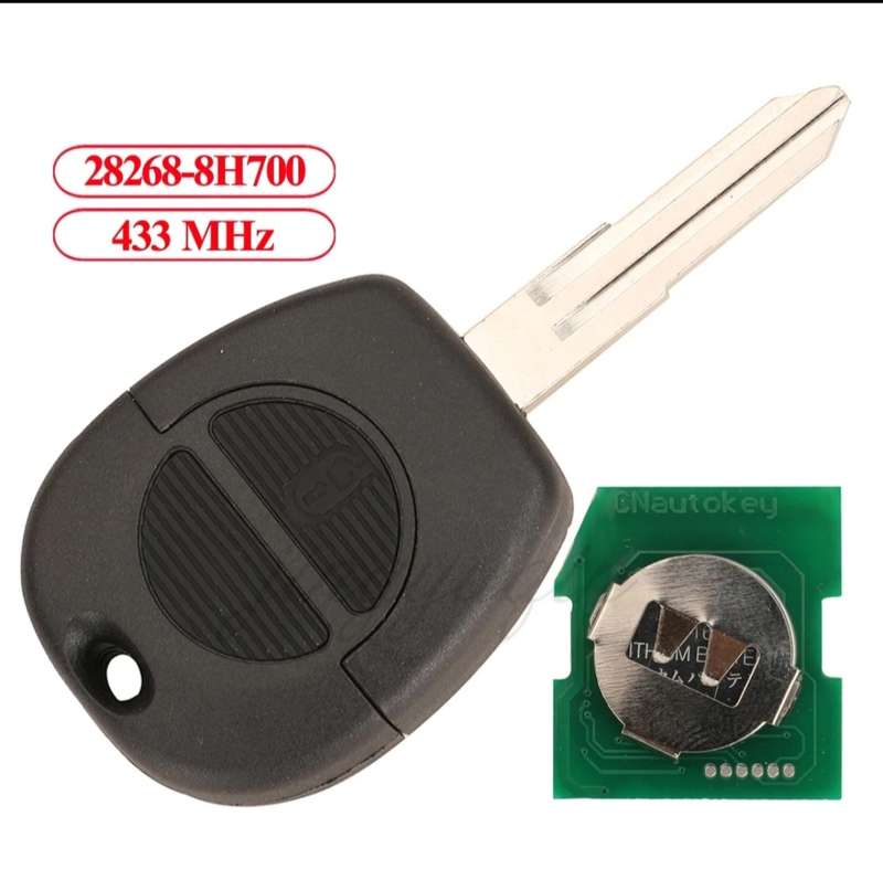 Nissan Almera/Micra/Xtrail etc Blank Key + Circuit board