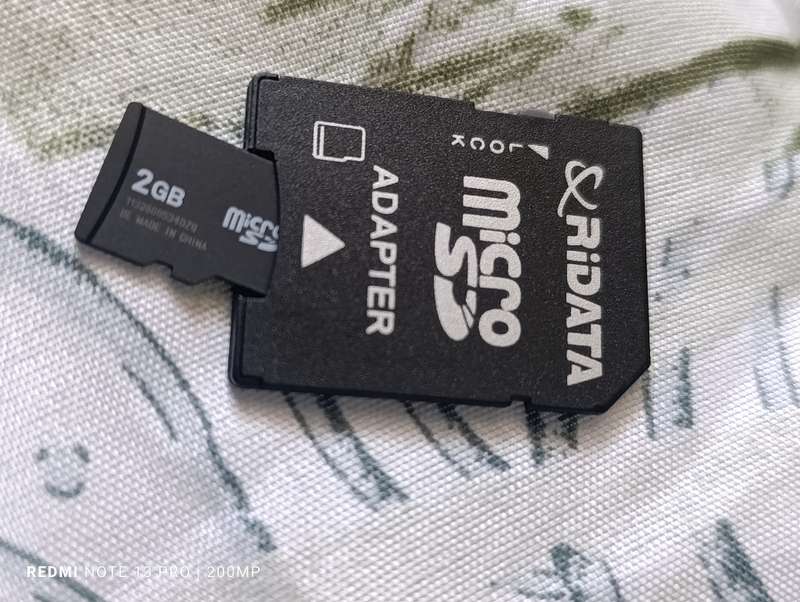 Ridata Micro SD Adapter 2GB Card