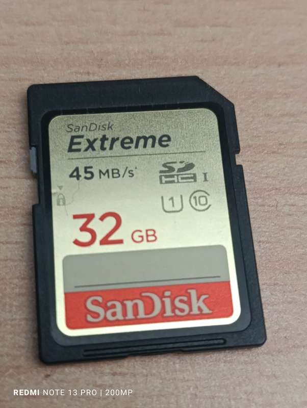 SanDisk Extreme 32GB 45mb/s SDHC