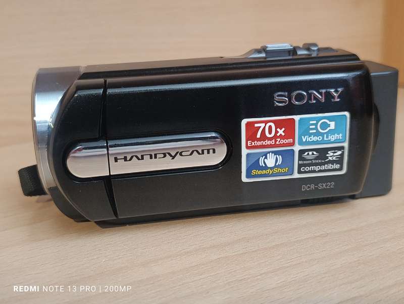 Sony CyberShot DCR SX22E Camcorder - 60x Zoom