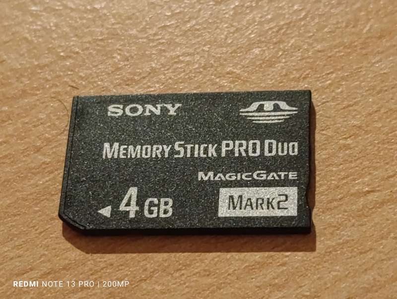 Sony Memory Stick Pro Duo 4GB