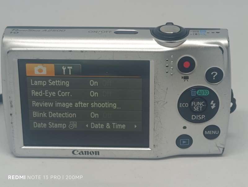Canon POWERSHOT A2500 - 16MP - 5x Zoom - Digital Camera - No Charger