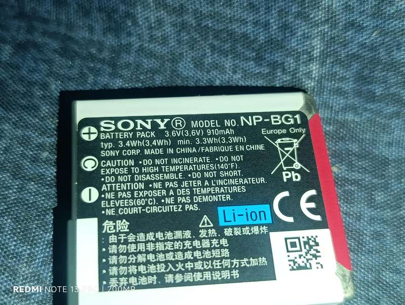 Sony NP-BG1 Battery pack
