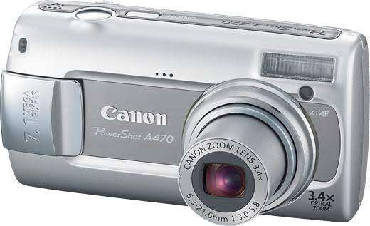 Canon PowerShot A470 - 7.1MP - 3.4x Zoom - Digital Camera