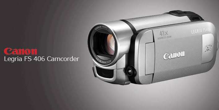 Canon LEGRIA FS-406 - Camcorder - 41x Optical Zoom
