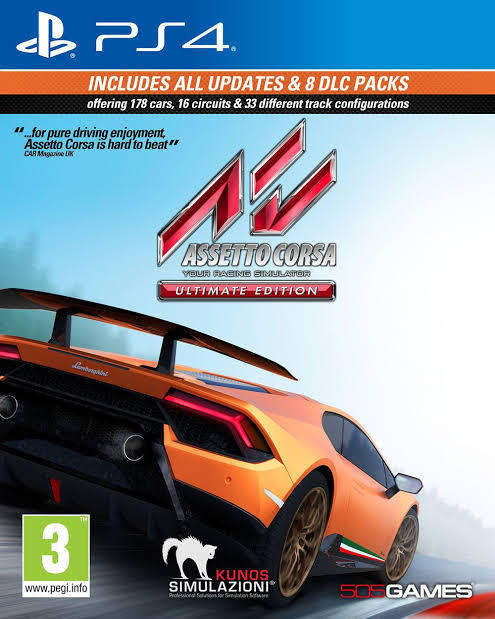 Ps4 Assetto Corsa Your Racing Simulator Ultimate Edition