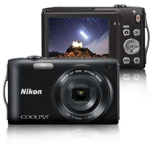 Nikon Coolpix S3200 - 16MP - 6x Zoom - Digital Camera