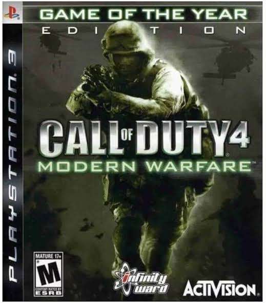 Ps3 Call of Duty 4 Modern Warfare Game of The Year Edition