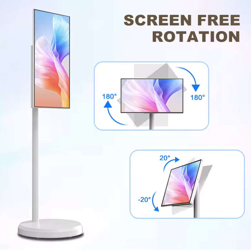 Ulive 21,5-inch Portable Smart TV, Touch Screen UHD Monitor