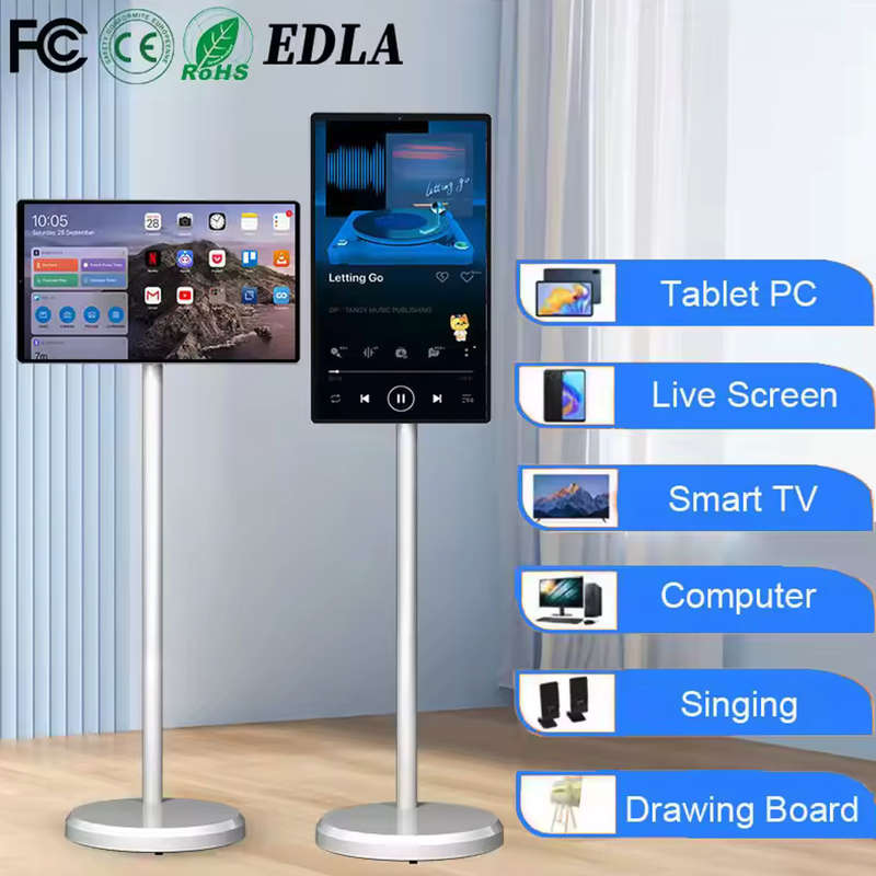 Ulive 21,5-inch Portable Smart TV, Touch Screen UHD Monitor