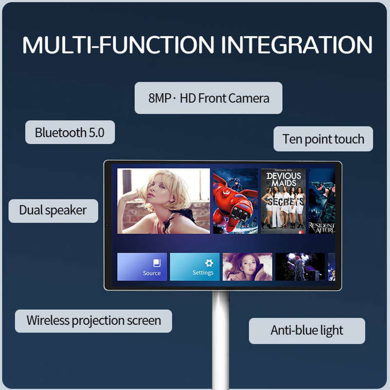 Ulive 21,5-inch Portable Smart TV, Touch Screen UHD Monitor