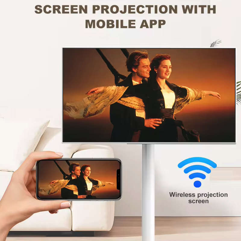 Ulive 21,5-inch Portable Smart TV, Touch Screen UHD Monitor