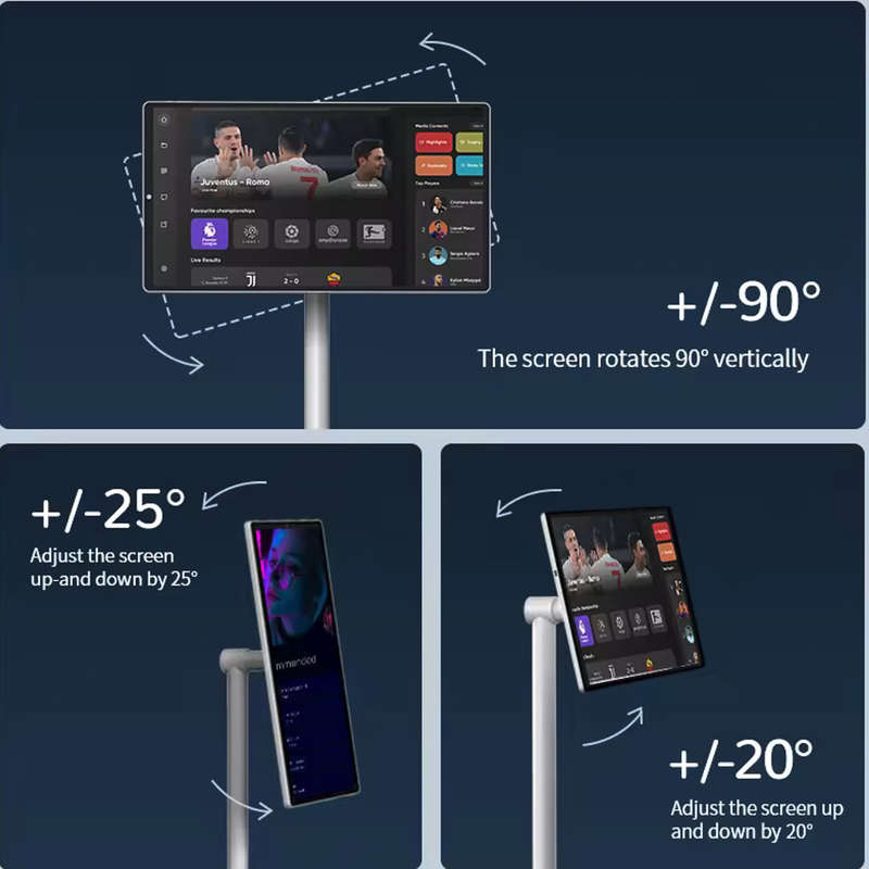 Ulive 21,5-inch Portable Smart TV, Touch Screen UHD Monitor