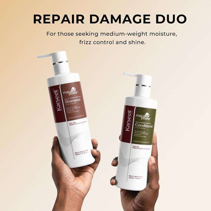 Karseell Collagen Hair Treatment Repair Conditioning, Shampoo and Conditioner Set 500ml+500ml