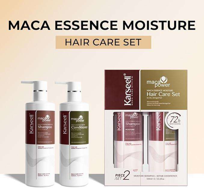 Karseell Collagen Hair Treatment Repair Conditioning, Shampoo and Conditioner Set 500ml+500ml