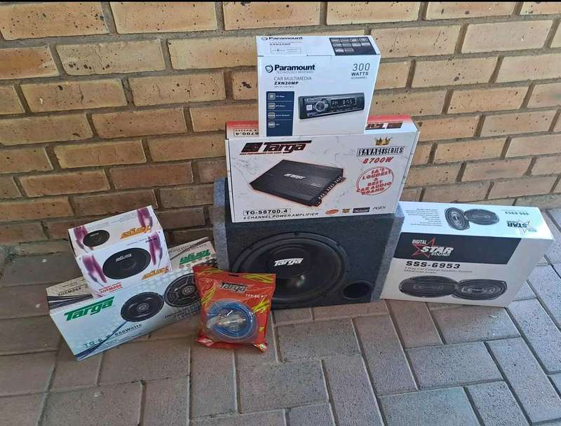Complete Targa Car Sound Combo  All-in-One Audio Solution