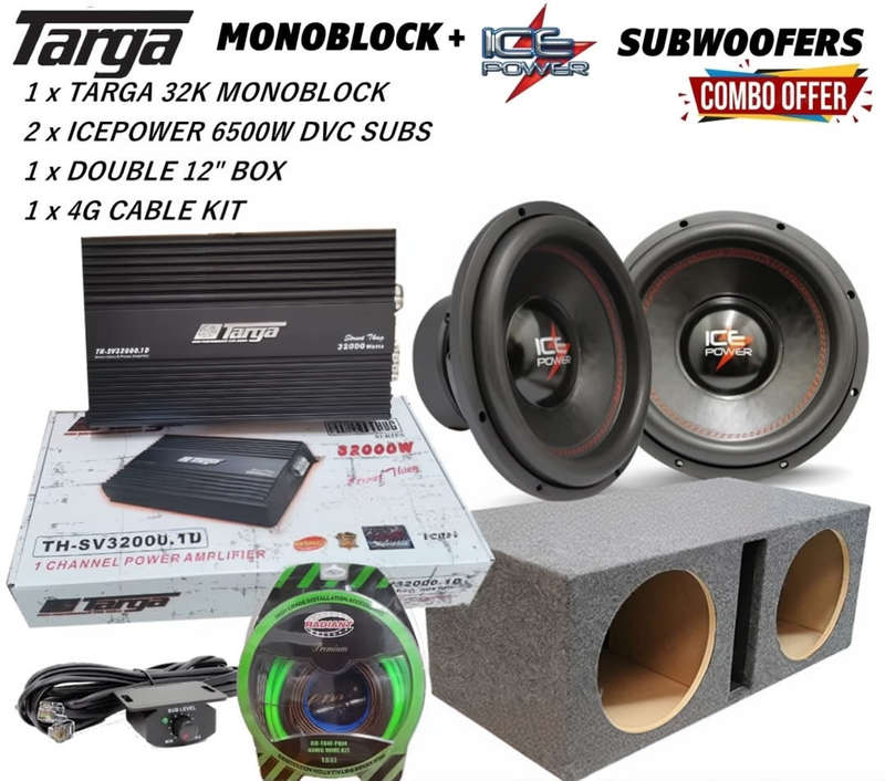 Dual 12 inch Ice Power Combo
