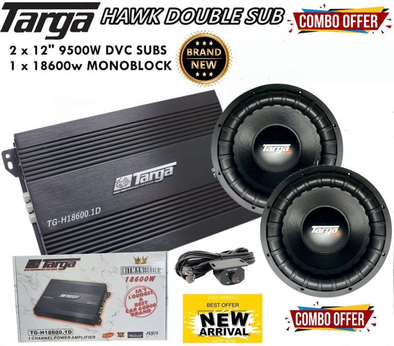 Targa HAWK DOUBLE SUB Combo