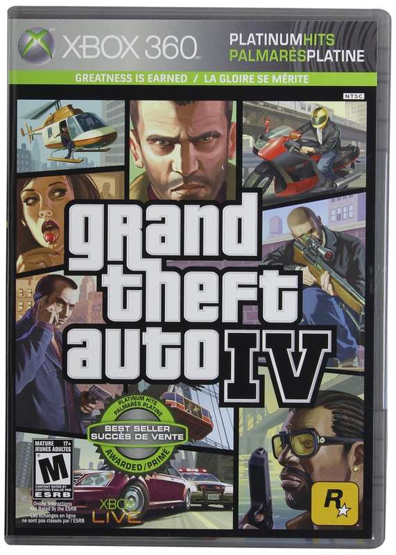 Grand Theft Auto 4 (IV) Xbox 360