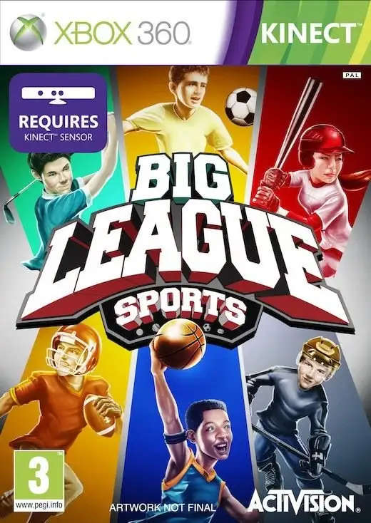 Big League Sports : Xbox 360 Kinect Game in good condition  (swadocop)