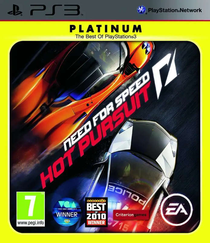Need For Speed Hot Pursuit Platinum PS3