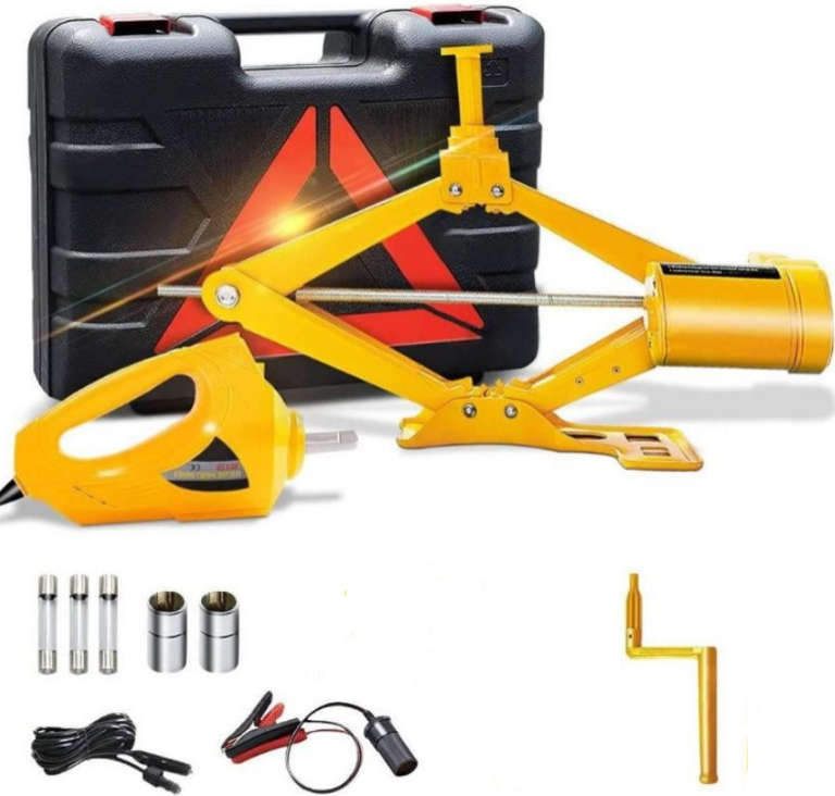 Jiageng JG20375068 2 Ton Electric Car Jack And Wrench Tool Set