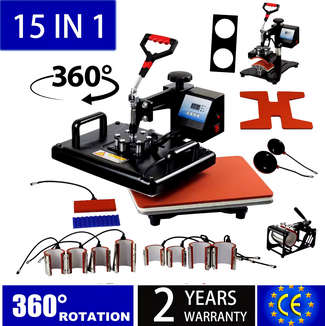 15 In 1 Heat Press Machine,Sublimation Printer/Heat Transfer Machine