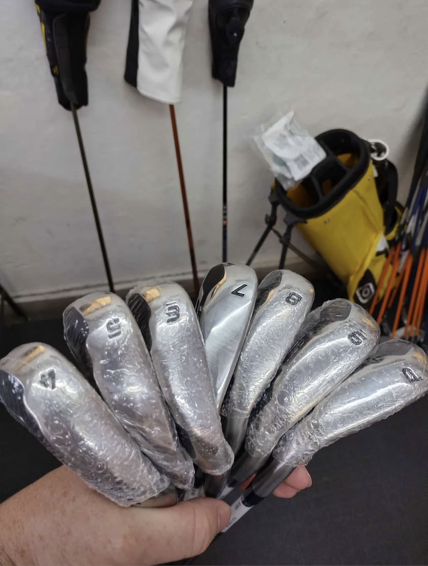 NEW Full set 4-P set irons. Lamkin grips. KBS Shafts