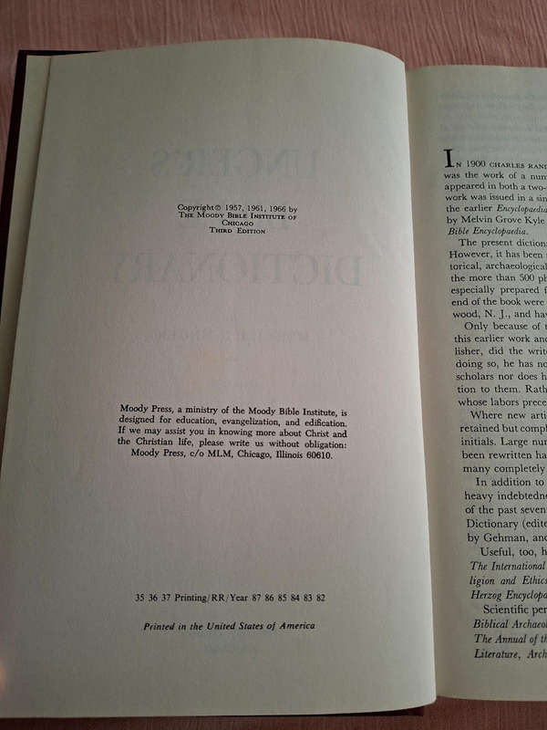 Unger's Bible Dictionary by Merrill F. Unger