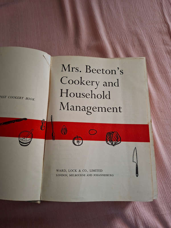 Mrs Beeton's Cookery and Household Management