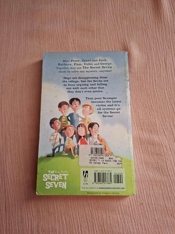 Enid Blyton the Secret Seven Shock for the Secret Seven