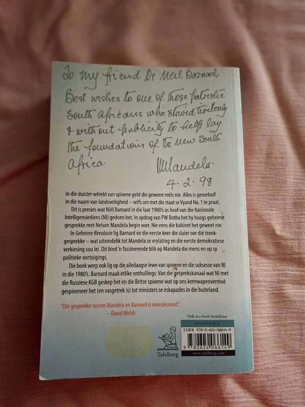 Niël Barnard Geheime Revolusie