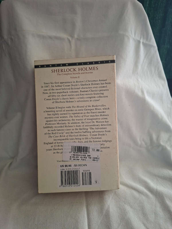 Sir Arthur Conan Doyle Sherlock Holmes The Complete Novels And Stories Volume I & II