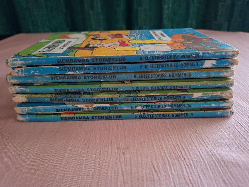 Siembamba Storieklub 5 Kleuterstories nommer 1, 2, 4, 6, 8, 9 & 10