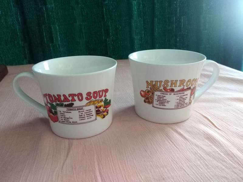 Vintage Soup Cups set of 2