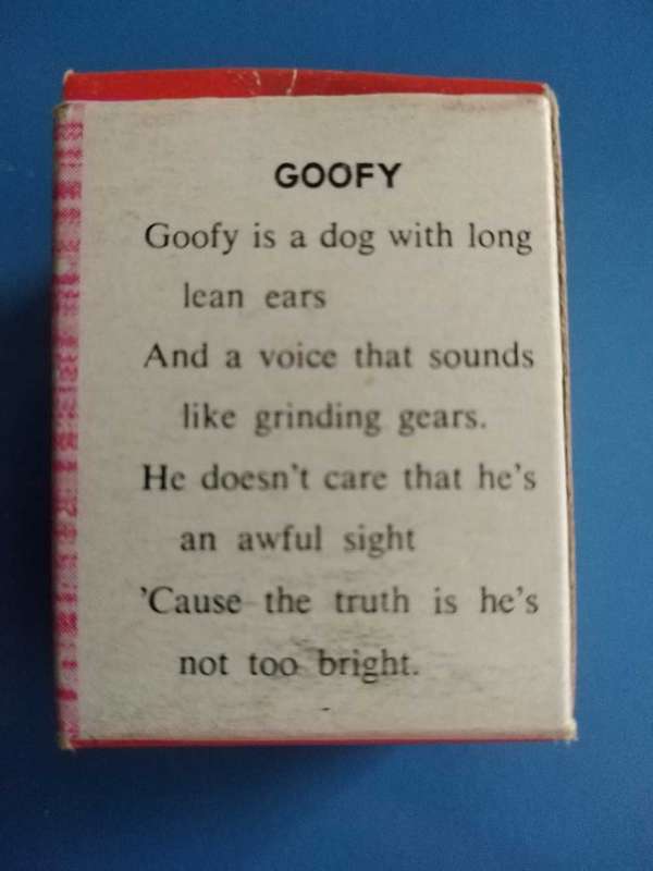 Disneykins Goofy in box