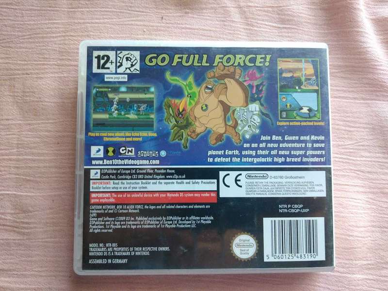 Nintendo DS Ben 10 Alien Force